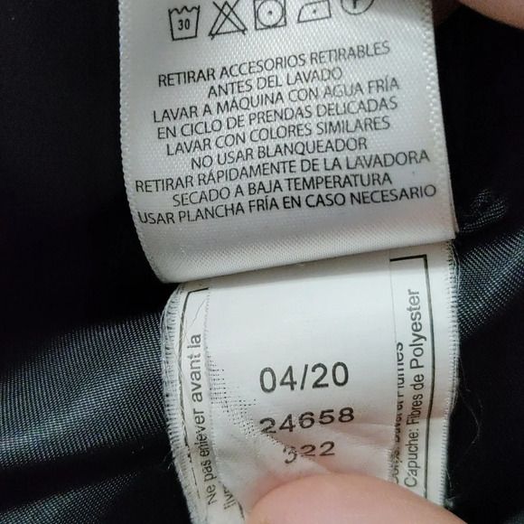 Lauren Ralph Lauren Faux-Fur-Trim Hooded Black Winter Puffer Coat Size Small - Picture 9 of 12